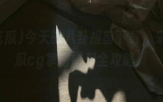 今天的八卦提前下载，来51吃瓜cg掌握爆料全攻略！
